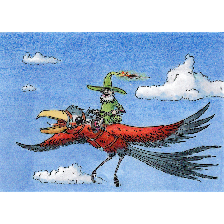 ATC Wizard Series - Bird Riding ATC Wizard Series - Bird Riding