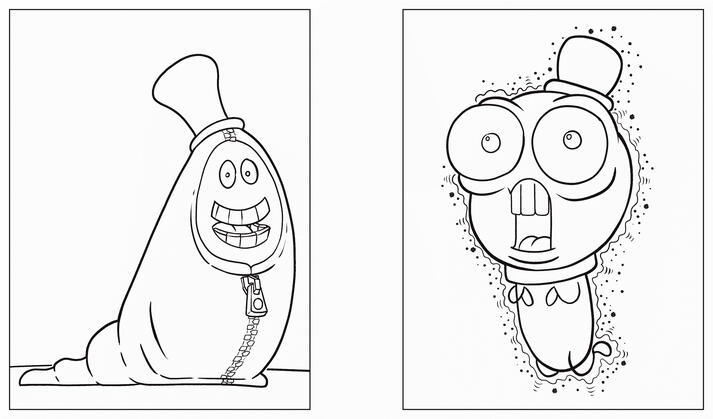 Strange and Weird Coloring Book_inside pages Strange and Weird Coloring Book_inside pages