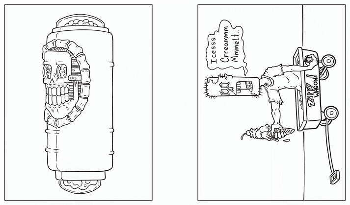 Strange and Weird Coloring Book_inside pages Strange and Weird Coloring Book_inside pages