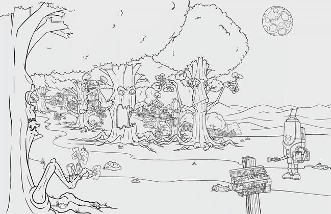 The Party-Goer_Line Work